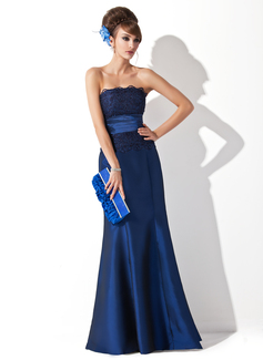 Avondjurken Zeemeermin Strapless Vloerlengte Taf Avondjurk met Roes Kant (017020323) Avondjurken Zeemeermin Strapless Vloerlengte Taf Avondjurk met Roes Kant (017020323)