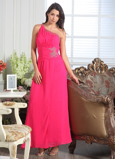 Formal Dresses Sydney A-Line/Princess One-Shoulder Floor-Length Chiffon Evening Dress With Ruffle Beading (017005171) Formal Dresses Sydney A-Line/Princess One-Shoulder Floor-Length Chiffon Evening Dress With Ruffle Beading (017005171)