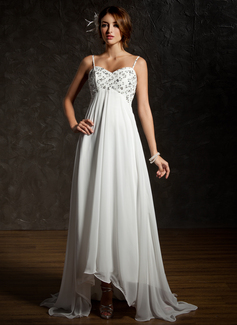 Robe de Mariée Empire Cœur Assymetrique Mousseline Robe de Mariée avec Ondulé Dentelle Perlé Sequins (002001659) Robe de Mariée Empire Cœur Assymetrique Mousseline Robe de Mariée avec Ondulé Dentelle Perlé Sequins (002001659)