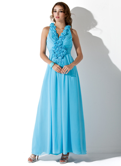 Robe de Bal de Promo Ligne-A/Princesse Col V Longeur au sol Mousseline Robe de Bal de Promo avec Ondulé Brodé Appliques Fleurs Pailleté (018004831) Robe de Bal de Promo Ligne-A/Princesse Col V Longeur au sol Mousseline Robe de Bal de Promo avec Ondulé Brodé Appliques Fleurs Pailleté (018004831)
