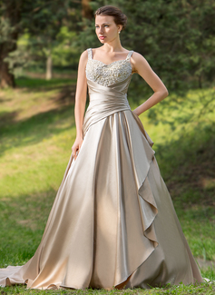 Robe de Mariée bal Cœur Traine courte Satin Robe de Mariée avec Ondulé lacet Perlé (002024696) Robe de Mariée bal Cœur Traine courte Satin Robe de Mariée avec Ondulé lacet Perlé (002024696)