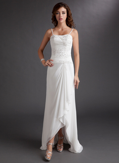 Robe de Mariée Coupe droite Cœur Assymetrique Mousseline Robe de Mariée avec Ondulé Dentelle Perlé Pailleté (002012020) Robe de Mariée Coupe droite Cœur Assymetrique Mousseline Robe de Mariée avec Ondulé Dentelle Perlé Pailleté (002012020)