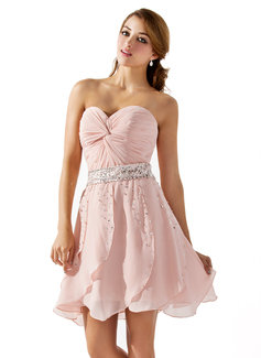 Cheap Homecoming Dresses A-Line/Princess Sweetheart Short/Mini Chiffon Homecoming Dress With Ruffle Beading Sequins (022008142) Cheap Homecoming Dresses A-Line/Princess Sweetheart Short/Mini Chiffon Homecoming Dress With Ruffle Beading Sequins (022008142)