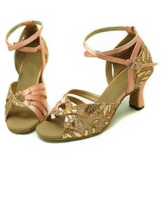 Chaussures de danse Satin Paillettes scintillantes Sandales Danse latine Salle de bal Chaussures de danse (053013269) Chaussures de danse Satin Paillettes scintillantes Sandales Danse latine Salle de bal Chaussures de danse (053013269)