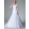 Ligne-A/Princesse Cœur Traine courte Taffetas Robe de Mariée avec Ondulé Dentelle Perlé (002000827)