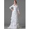 Coupe droite Cœur Traine courte Satin Robe de Mariée avec Ondulé (002001182)
