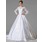 bal Col V Traîne Cathedral Satin Robe de Mariée avec Ondulé Dentelle (002004745)