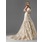 Ligne-A/Princesse Col V Traine courte Organza Satin Dentelle Robe de Mariée avec Perlé (002000249)