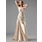 Gaine Cœur Traine longue Charmeuse Robe de Bal de Promo avec Ondulé Brodé Pailleté (018004806)