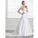 Ligne-A/Princesse Une epaule Traine courte Organza Satin Robe de Mariée avec Dentelle (002005321)