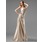 Gaine Cœur Traine longue Charmeuse Robe de Bal de Promo avec Ondulé Brodé Pailleté (018004806)