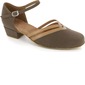 Nubuck Flats Modern Dansschoenen met Enkelriempje (053021443)