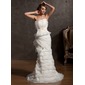 Coupe droite Col roulé Traine courte Organza Satin Robe de Mariée avec Ondulé lacet Echarpes Perlé (002014914) Coupe droite Col roulé Traine courte Organza Satin Robe de Mariée avec Ondulé lacet Echarpes Perlé (002014914)