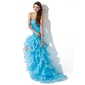 Sirene Cœur Assymetrique Organza Satin Robe de Bal de Promo avec Ondulé Brodé (018005086) Sirene Cœur Assymetrique Organza Satin Robe de Bal de Promo avec Ondulé Brodé (018005086)