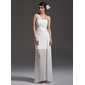 Gaine Une epaule Longeur au sol Mousseline Robe de Bal de Promo avec Ondulé Brodé (018004790) Gaine Une epaule Longeur au sol Mousseline Robe de Bal de Promo avec Ondulé Brodé (018004790)