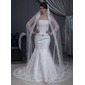 Sirene Sans bretelles Traîne Chapelle Satin Tulle Robe de Mariée avec Dentelle Perlé (002011462) Sirene Sans bretelles Traîne Chapelle Satin Tulle Robe de Mariée avec Dentelle Perlé (002011462)